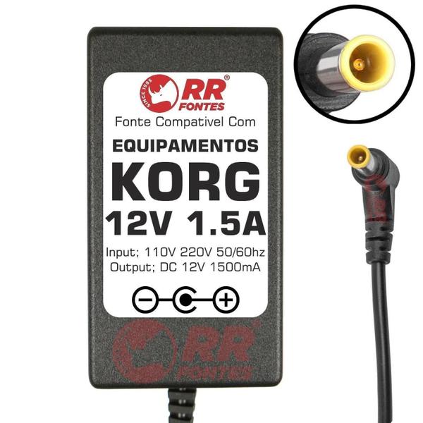 Imagem de Fonte 12V Para Korg Krome 61 73 88 89 Ex Microx Mr-1000