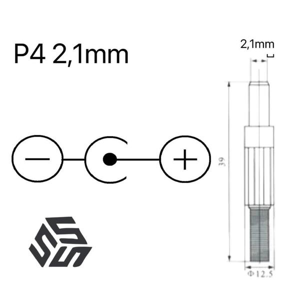 Imagem de Fonte 3V 500 mA Pino P4 EST.02 CX 01