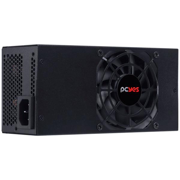 Imagem de Fonte 400W PCYes TFX Spark 75+, PFC Ativo, Bivolt - TFXKP400TB