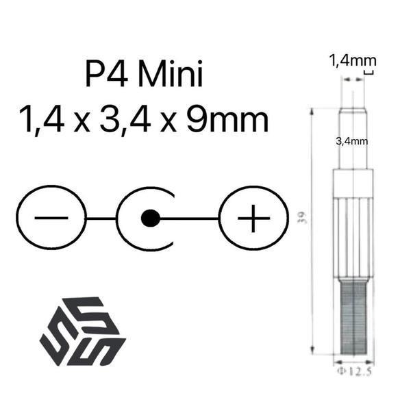 Imagem de Fonte 5v 2,5a Pino P4 Mini Dc Bivolt