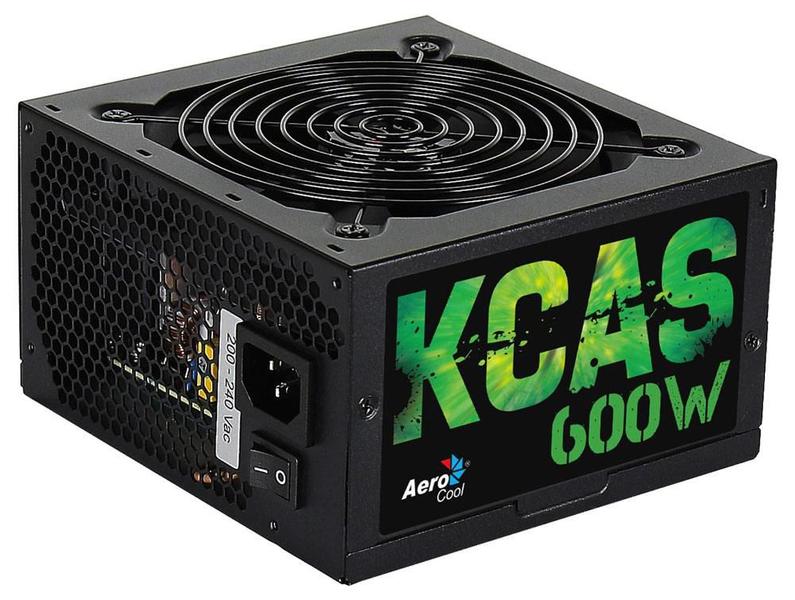 Imagem de Fonte 600W Aerocool KCAS - PFC Ativo - Eficiência 85% - 80 PLUS Bronze - KCAS-600W