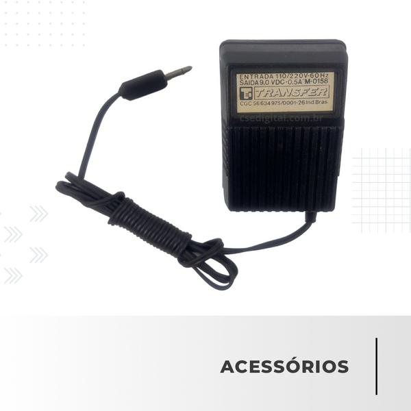 Imagem de Fonte 9v 500ma +(- plug p2 atari dactari transfer