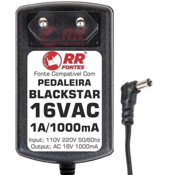 Imagem de Fonte Ac 16V Para Pedal Blackstar Valvulado Serie Ht 16Vac