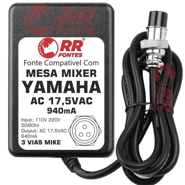 Imagem de Fonte Ac 17,5V Para Mesa Mixeryamaha Pa-20 Pa20 Mg12 Mg124