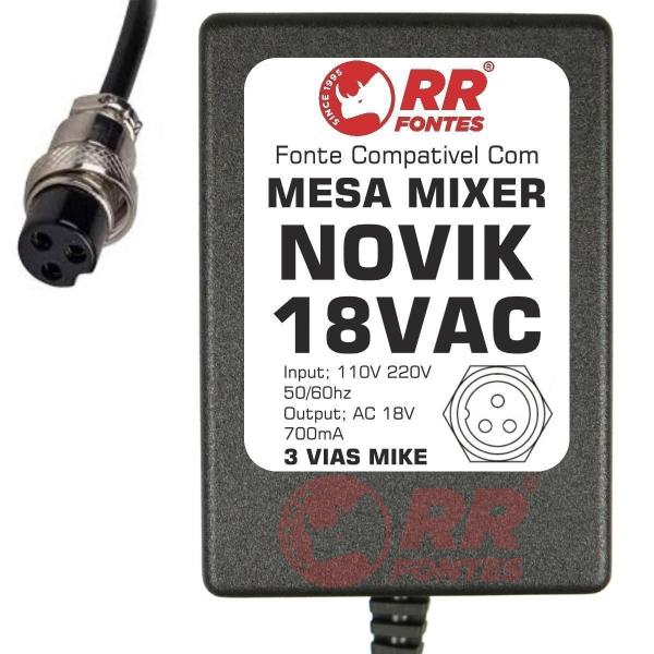 Imagem de Fonte Ac 18V Mesa Mixer Novik Nvk Neo 802Fx 1202Fx 1602Fx