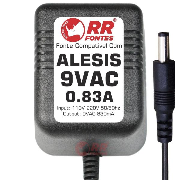 Imagem de Fonte AC 9Vac 0.83A Para Equipamentos Alesis iED04 M-EQ 230 Eq. MEQ230