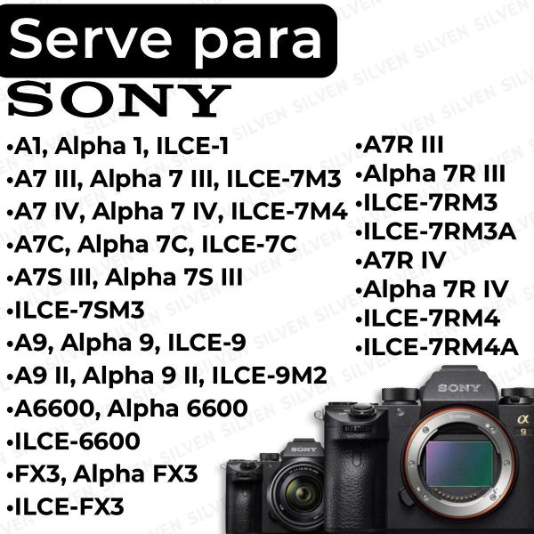 Imagem de Fonte AC-FZ100 Adaptador Ac para Sony A7 III, A7R III, A7s III, A9, Alpha 9, ILCE-7M3, ILCE-7M3K, Alpha 7RIII, A7R3
