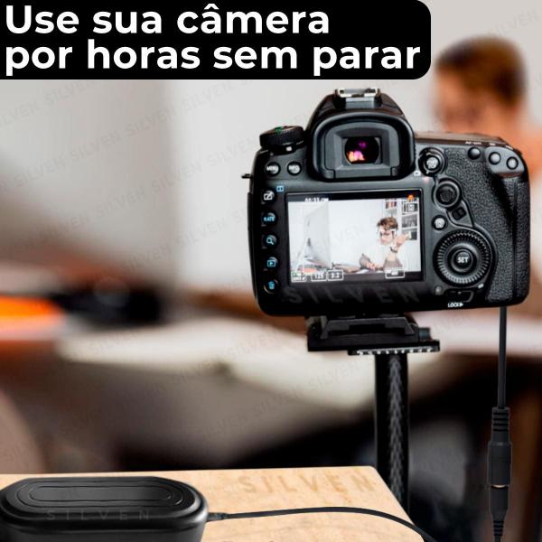 Imagem de Fonte Ack-e8 Adaptador Ac P/ Canon Eos Rebel T2i T3i T4i T5i Adaptador Alimentação Streaming Lives