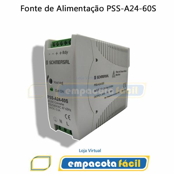 Imagem de Fonte Alimentação 24vdc Pss-a24-60s 2,5a Schmersal