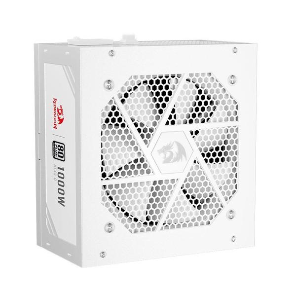 Fonte atx 1000w 80 plus platinum branco redragon gc-ps017w full modular Imagem de Fonte atx 1000w 80 plus platinum branco redragon gc-ps017w full modular