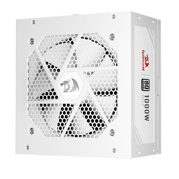 Fonte atx 1000w 80 plus platinum branco redragon gc-ps017w full modular Imagem de Fonte atx 1000w 80 plus platinum branco redragon gc-ps017w full modular