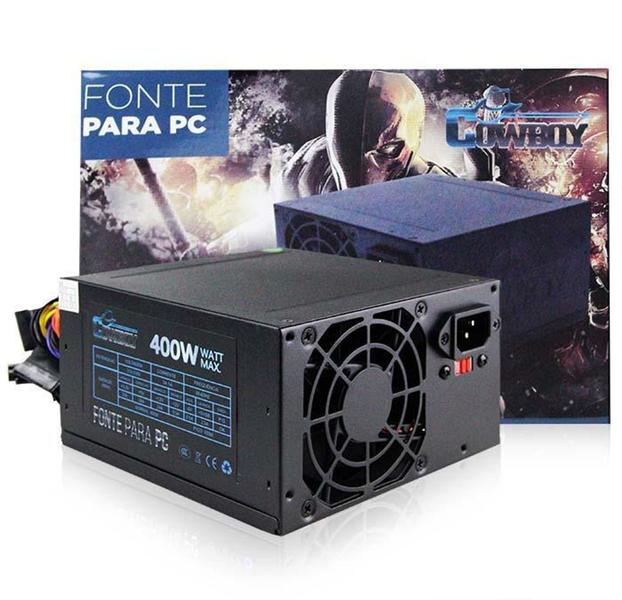 Imagem de Fonte Atx 24 pinos Gamer 400W bivolt Knup - KP-532