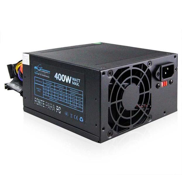 Fonte Atx 24 pinos Gamer 400W bivolt Knup - KP-532 Imagem de Fonte Atx 24 pinos Gamer 400W bivolt Knup - KP-532