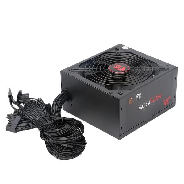 Fonte atx 500w 80 plus bronze redragon rgps-500w gc-ps001-1 Imagem de Fonte atx 500w 80 plus bronze redragon rgps-500w gc-ps001-1