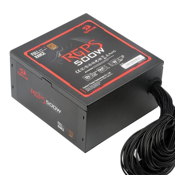 Fonte atx 500w 80 plus bronze redragon rgps-500w gc-ps001-1 Imagem de Fonte atx 500w 80 plus bronze redragon rgps-500w gc-ps001-1