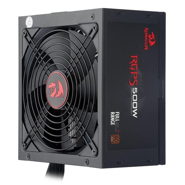 Fonte atx 500w 80 plus bronze redragon rgps-500w gc-ps001-1 Imagem de Fonte atx 500w 80 plus bronze redragon rgps-500w gc-ps001-1
