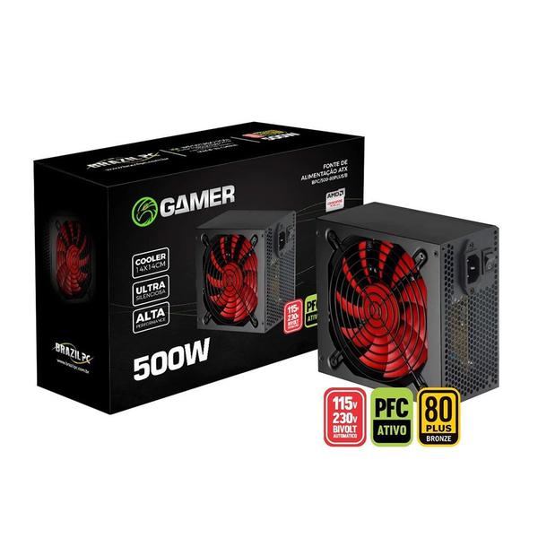 Fonte Atx 500w 80plus Bronze Tronos Trs/500-80plus/b 24 Pinos Ez8898b-500 Imagem de Fonte Atx 500w 80plus Bronze Tronos Trs/500-80plus/b 24 Pinos Ez8898b-500