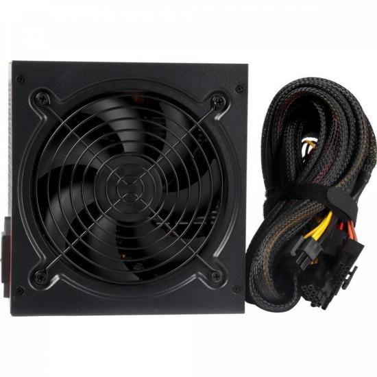 Imagem de Fonte ATX BLACK HAWK 500W 80 PLUS Bronze PFC Ativo Fortrek G