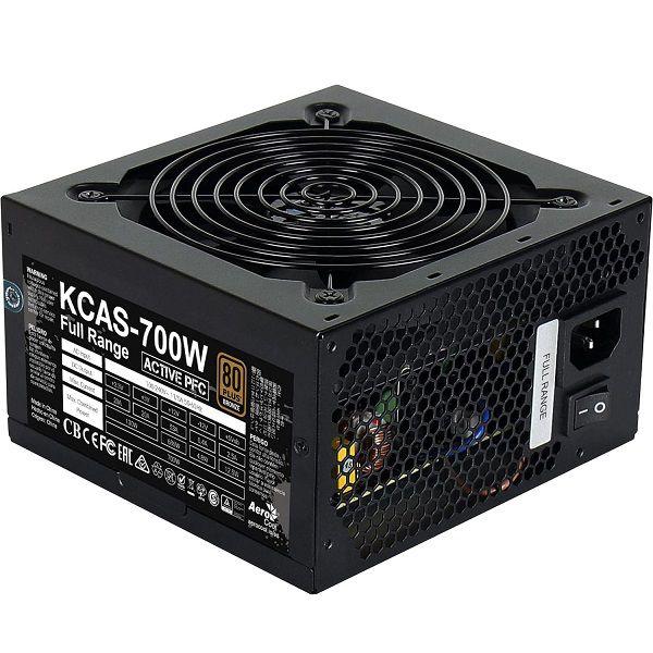 Imagem de Fonte ATX sem Cabo 700W KCAS Preto Aerocool