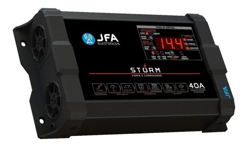 Imagem de Fonte Automotiva Carregador De Bateria Jfa Storm 40a