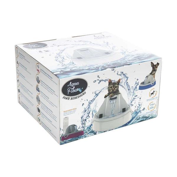 Fonte Bebedouro Amicus Aqua Flow Rosa E Branco Bivolt Imagem de Fonte Bebedouro Amicus Aqua Flow Rosa E Branco Bivolt