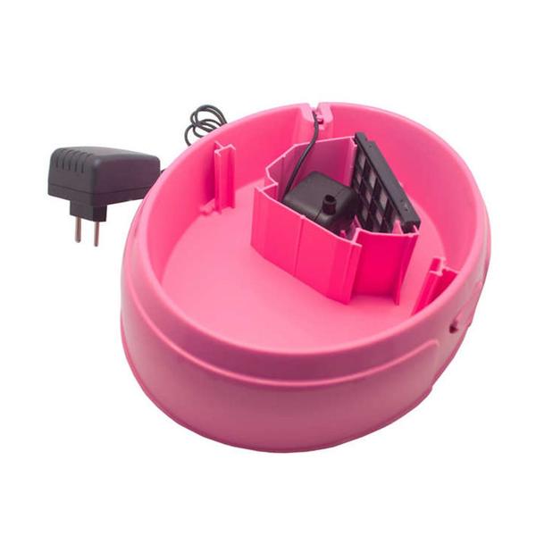 Fonte Bebedouro Amicus Aqua Flow Rosa E Branco Bivolt Imagem de Fonte Bebedouro Amicus Aqua Flow Rosa E Branco Bivolt