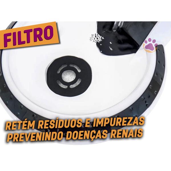 Imagem de Fonte Bebedouro Colours para Cachorros Cães e Gatos Com Filtro - 2 Litros - Petlon