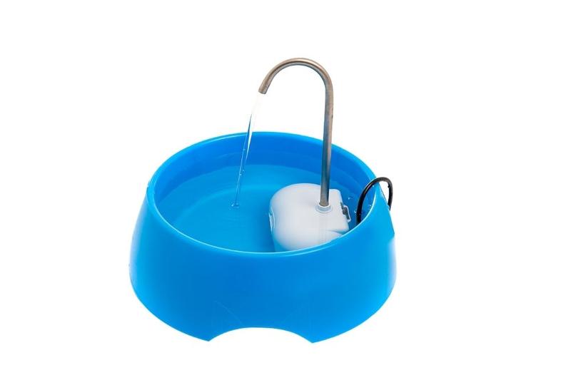 Imagem de Fonte Bebedouro de Água para Cães e Gatos Aqua Mini Bivolt Azul - Amicus