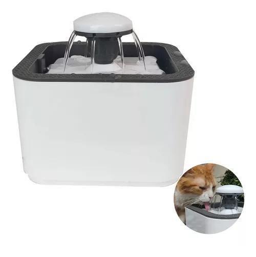 Imagem de Fonte Bebedouro Para Pets Agua Filtro 2.5 L Bomba Elétrica