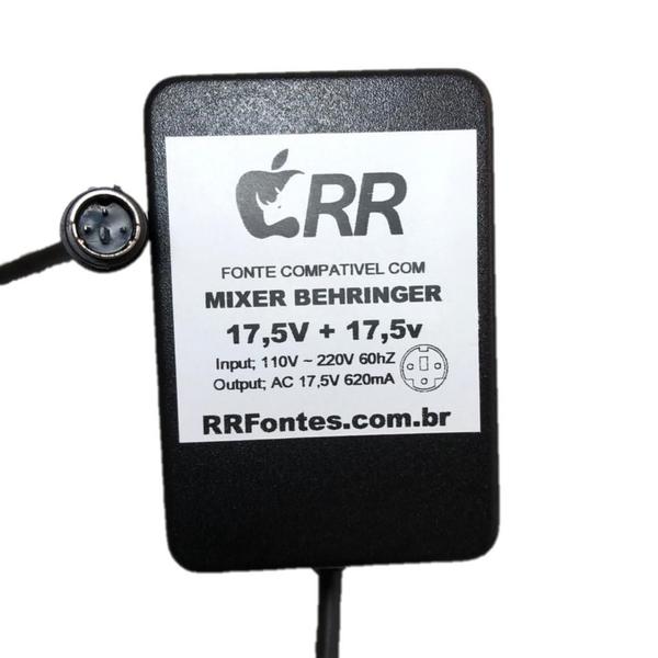 Imagem de Fonte carregador 17,5V para mesa de som MXUL-5 Behringer modelos UB1202