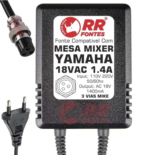 Imagem de Fonte carregador 18V para mesa de som Yamaha PA-30 modelo STEINBERG MR816X