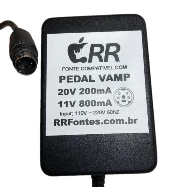 Imagem de Fonte carregador 20Vac + 11Vac para pedal Vamp marca Behringer modelo VAMP 