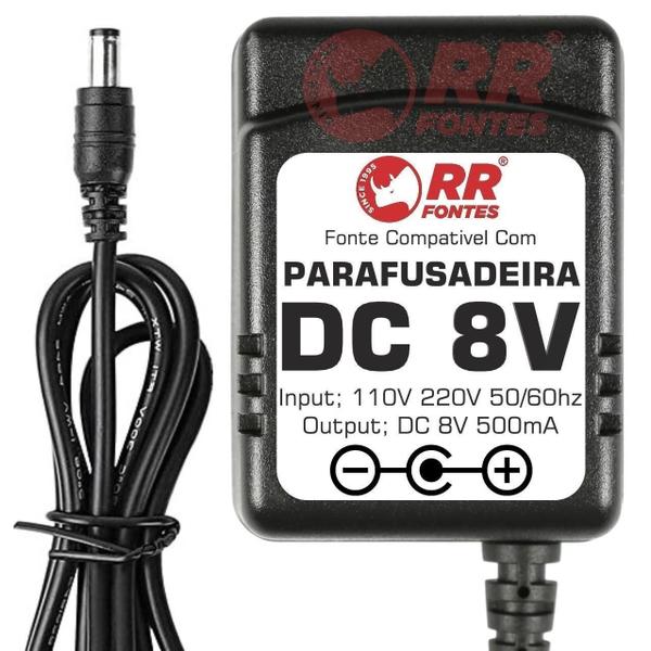 Imagem de Fonte Carregador 8V Para Parafusadeira Black Decker Ld008