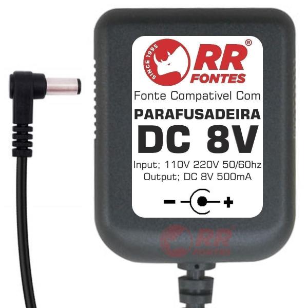 Imagem de Fonte Carregador 8V Para Parafusadeira Black Decker Ld008