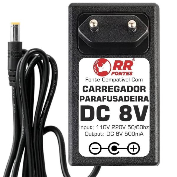 Imagem de Fonte Carregador 8V Para Parafusadeira Multilaser Ho064