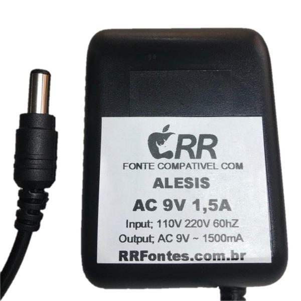 Imagem de Fonte carregador 9Vac para bateria eletrônica Alesis Dm-10 modelo DMXPRO