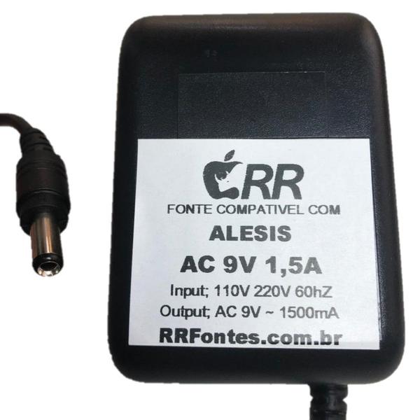 Imagem de Fonte carregador 9Vac para bateria eletrônica Alesis Dm-10 modelo X6