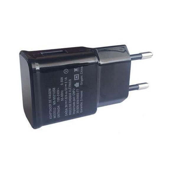 Imagem de Fonte Carregador Adaptador Celular 5v 2.1A USB Bivolt F001 - MLS