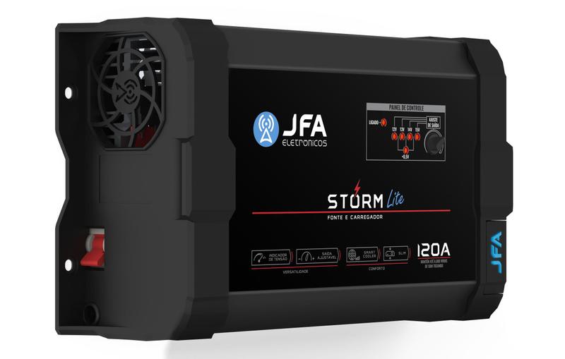 Imagem de Fonte Carregador Automotivo JFA 120A Storm Lite Bivolt Automático