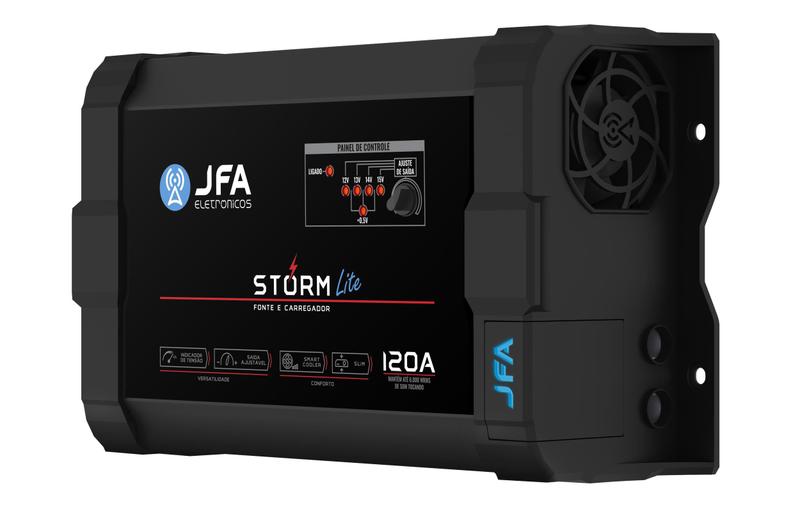 Imagem de Fonte Carregador Automotivo JFA 120A Storm Lite Bivolt Automático