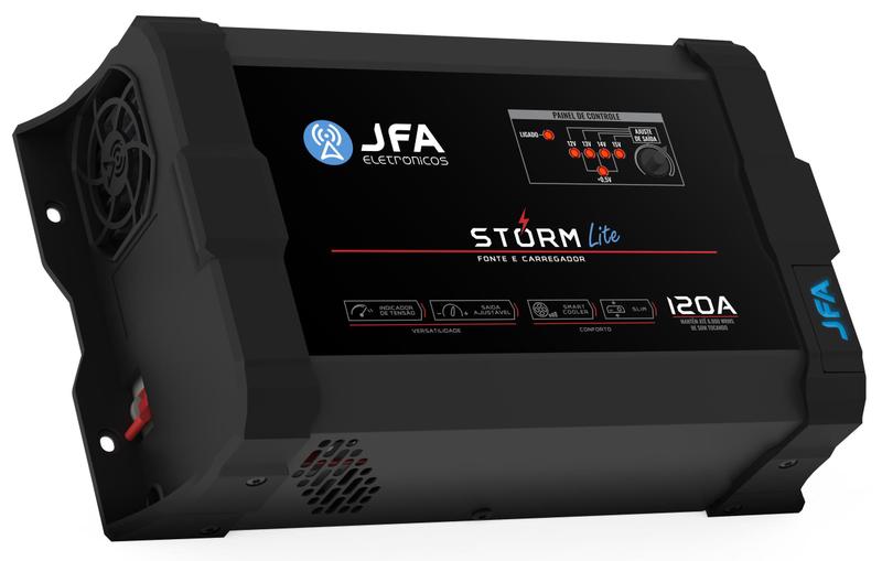 Imagem de Fonte Carregador Automotivo JFA 120A Storm Lite Bivolt Automático