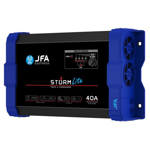 Imagem de Fonte Carregador Automotivo JFA 40a Storm Lite Bivolt Automático