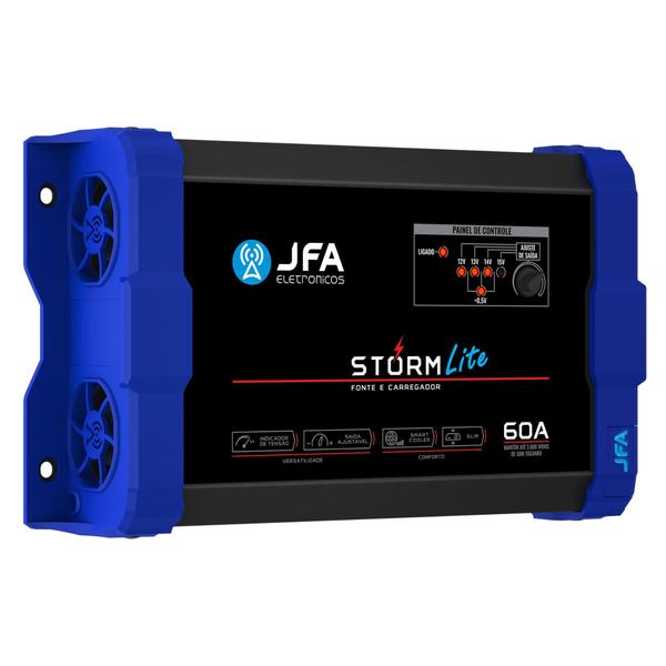 Imagem de Fonte Carregador Automotivo JFA 60a Storm Lite Bivolt Automático