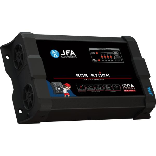 Imagem de Fonte Carregador Automotivo Jfa Bob Storm 120a Bivolt