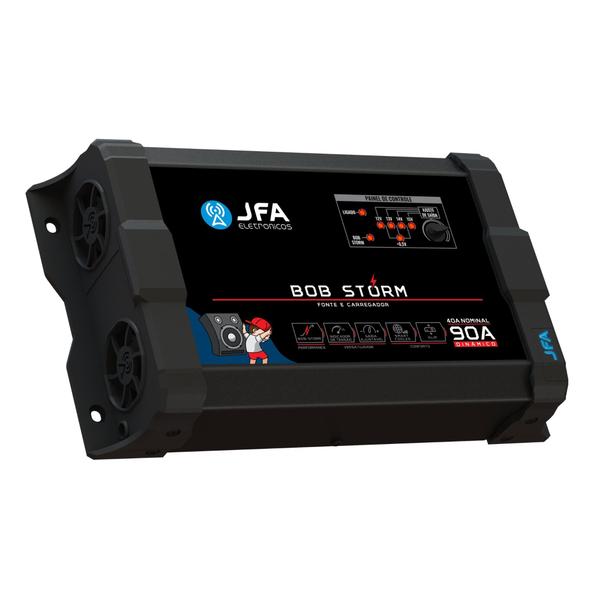 Imagem de Fonte Carregador Automotivo Jfa Bob Storm 90a Bivolt