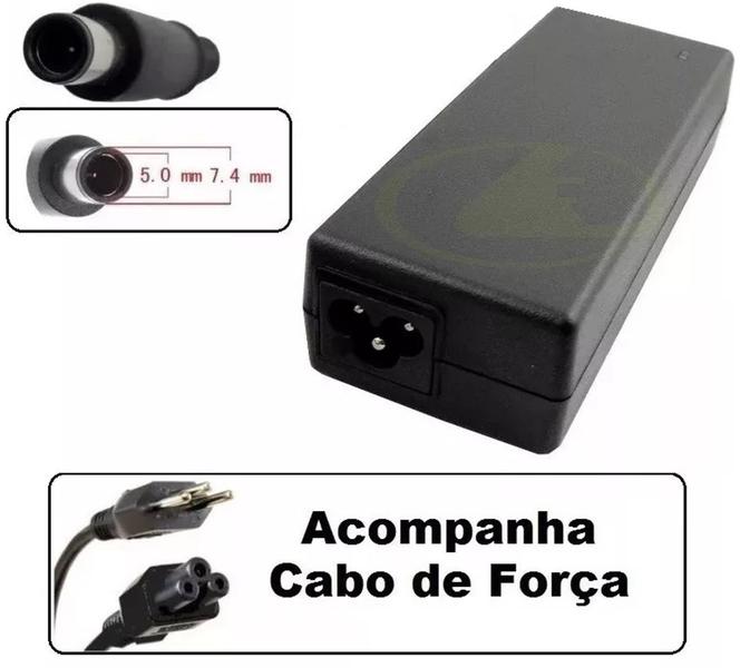 Imagem de fonte carregador bivolt p/ Dell Vostro 1510 1520 1700 1710 1720 3300 3400 3500 3700 XPS M1330 M1530