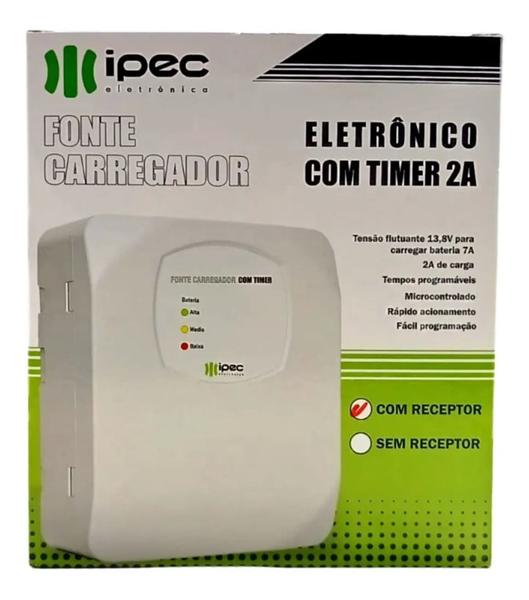 Imagem de Fonte Carregador Eletrônico Rx Com Receptor E Timer Ipec 1425