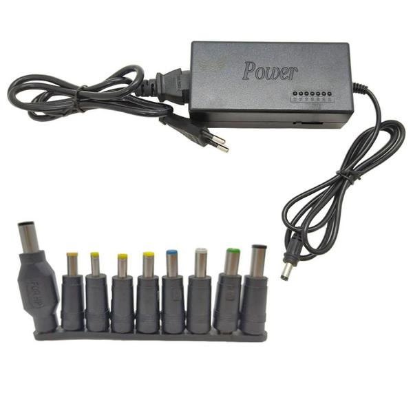 Imagem de Fonte Carregador Notebook Adaptador 9 Plug Bivolt Al-E9602