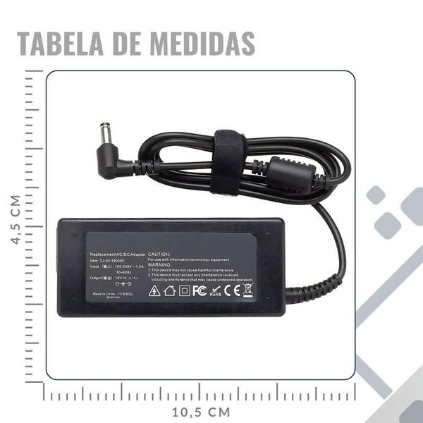 Imagem de Fonte Carregador Para Asus D550CA 19V 3.42A 65W