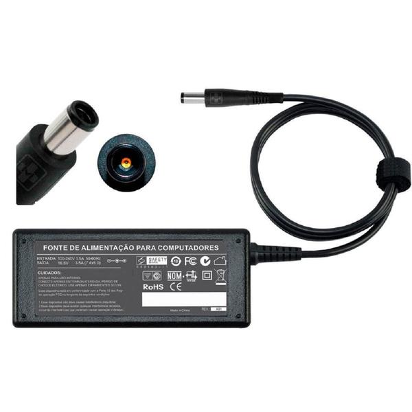 Imagem de Fonte Carregador Para Hp Compaq Presario Cq43 112br 18,5v 3.5a 65w 713